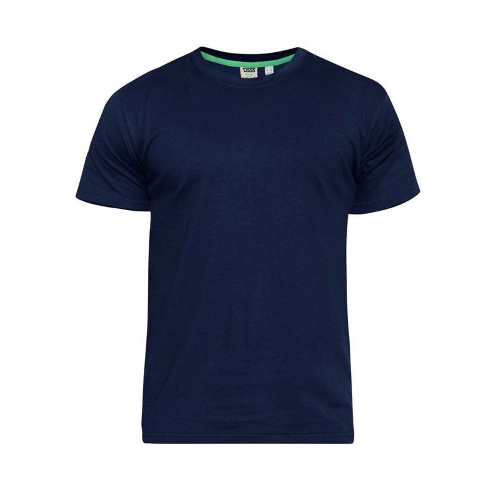 Duke Mens D555 Flyers Crew Neck Kingsize T-Shirt / Navy